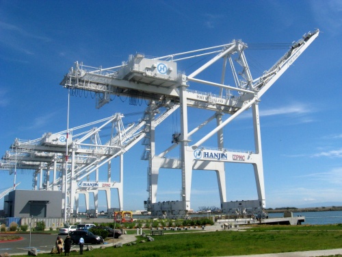 Oakland Port Cranes